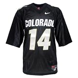 Nike Colorado Buffaloes #14 Black Twilled Football Jersey at Nike