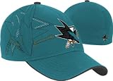 San Jose Sharks Big and Little Logo Flex-Fit Hat