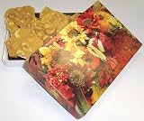 Gourmet Food : Scott's Cakes 1 lb. Cashew Brittle in a Fall Leaf Box