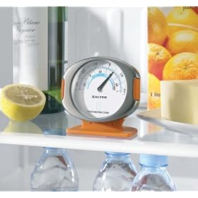 Salter 507Orsscr Gourmet Fridge Thermometer With Silicone Grips