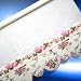 Dollhouse Miniature Pink Floral Design Window Blind