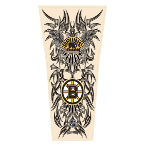 NHL Boston Bruins Tribal Tattoo Sleeve