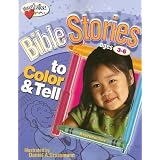 Bible Stories To Color & Tell: Ages 3 - 6 (Heartshaper)