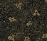 Choclate Elm Leaf Toss Wallpaper