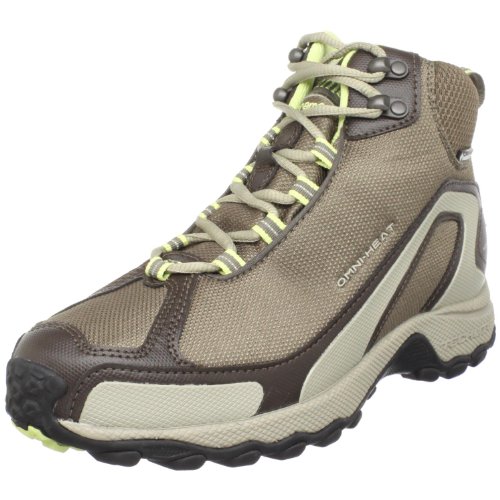 Columbia Sportswear Womens Bugatrek Omni-Heat Snow Boot,Mud/Limonata,10 M US