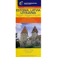 Estonia, Latvia and Lithuania Map (Country Map)