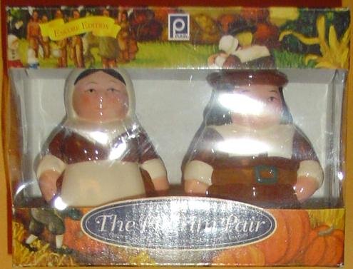 Buy The Pilgrim Pair, Encore Edition, Animated Salt & Pepper Shakers Set From the Publix Television Commercial. Thanksgiving Pair of Collectable Characters