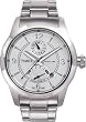 Timex 2C261 Men's Silver-Tone All Stainless Steel Automatic Winding Watch with Light Gray Dial