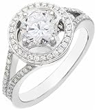 NEW DIAMOND WHITE GOLD LADIES RING