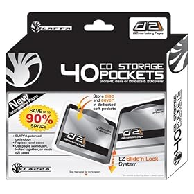 Slappa d2i 25 Sheet 100 CD Sleeve Replacement Pack