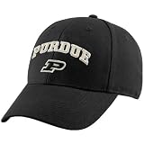 Purdue Boilermakers Black Classic Logo Flex Fit Hat