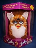 Furby Electronic Tan with White Stripes, Brown Feet, White Belly and Inner Ears