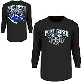  : Checkered Flag Sports Kurt Busch Long Sleeve T-Shirt