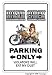 BIKER CHICK ~Sign~ parking hog motorcycle girl chic