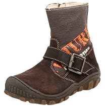 Naturino Toddler/Little Kid 2044 Boot,Dark Brown,22 EU (US Toddler 6-6.5 M)