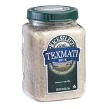 Texmati Long Grain American Basmati White Rice, 36-Ounce Jars (Pack of 4)