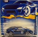 Mattel Hot Wheels 2001 1:64 Scale Blue 25th Anniversary Lamborghini Countach Die Cast Car #130