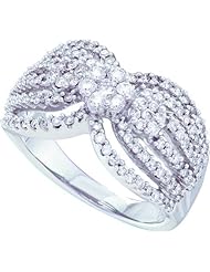 1.00CTW DIAMOND FLOWER BAND