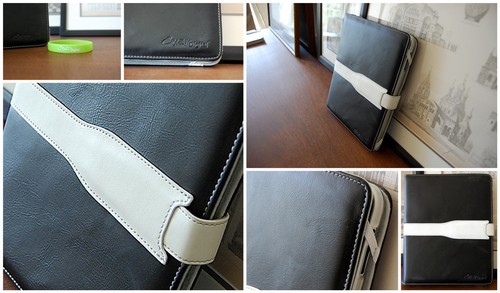 CrazyOnDigital Folio Light Brown Leather Case For Apple iPad
