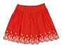 Aqua Full Skirt, Red, Large