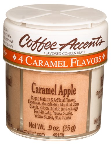 Dean Jacobs 4 Caramel Accents, Regular, 3.6-Ounce Jars (Pack of 4) by Dipping Oils