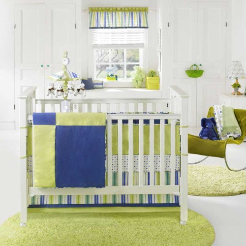 Banana Fish Confetti Boy 4 Piece Crib Set