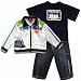 Thomas the Train 3-piece Set with White Tricot Jacket by Nannette