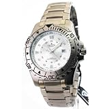 MENS CROTON STEEL AQUAMATIC ROTATING BEZEL 24 HOUR TIME DATE WATCH CA301166SSSL by Croton