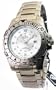 MENS CROTON STEEL AQUAMATIC ROTATING BEZEL 24 HOUR TIME DATE WATCH CA301166SSSL