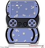 PSPgo Skin and Screen Protector Kit - Snowflakes fits Sony PSP go