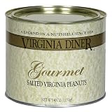 Virginia Diner Gourmet Salted Virginia Peanuts, 40-Ounce Tin