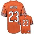 Devin Hester Orange Reebok NFL Premier Chicago Bears Jersey