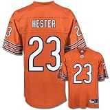 Devin Hester Orange Reebok NFL Premier Chicago Bears Jersey