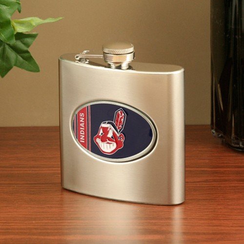 Cleveland Indians Stainless Steel Flask