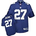 Brandon Jacobs Blue Reebok NFL Premier New York Giants Jersey