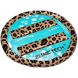Zone Tech Cheetah Steering Wheel Cover with Shoulder Pad