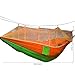 Camping Hammock, Rusee Mosquito Net Outdoor Hammock Travel Bed Lightweight Parachute Fabric Double Hammock For Indoor, Camping, Hiking, Backpacking, Backyard