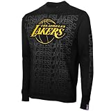 NBA Los Angeles Lakers Big Game Long Sleeve T-Shirt - Black (Medium)