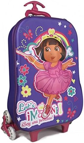 Kids 3D Backpack with Wheels 16 inch 5#