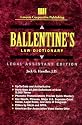 Ballentine's Law Dictionary: Legal Assistant Edition