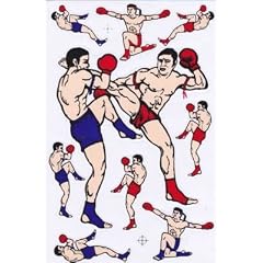 MUAY THAI SPORT KICKBOXER BOXING THAIBOXING Aufkleber Racing Tuning Motocross MX Sticker Bogen Aufkleberset