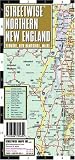 Streetwise Northern New England Map - Laminated Area Road Map of Northern New England - Folding pocket size travel map