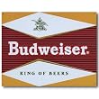 Nostalgic Budweiser Tin Sign : King Of Beers