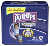 Huggies Pull-Ups Night-Time 2T-3T Boy, 24-Count Packages (Pack of 4)