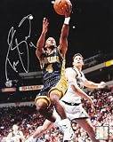Autographed/Hand Signed 8x10 Photo Travis Best Indiana Pacers