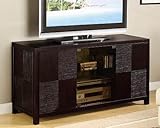 Entertainment Console Plasma TV Stand in Deep Cappuccino Finish