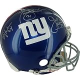Steiner Sports NFL New York Giants OJ Anderson, Tiki Barber, Joe Morris Triple Signed Giants Helmet