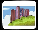 Decorated Mouse Pad with buildings, skyline, skyscrapers, Chicago,
Illinois, cityscape, architecture