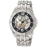 Armitron Men's 20/4768SVSV Automatic Silver-Tone and Black Accented Dress Watch