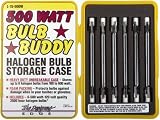 Designers Edge L-15 Bulb Buddy JR. Halogen Bulb Storage Case with Six 500-Watt Halogen Bulbs